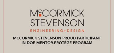 McCormick Stevenson Proud Participant in DOE Mentor-Protégé Program
