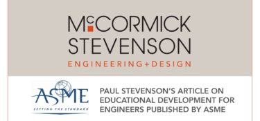 Graphic to accompany Paul Stevenson's article on educational development for engineers published by ASME.