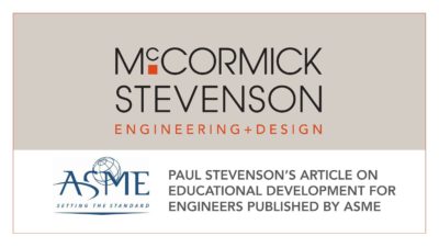 Graphic to accompany Paul Stevenson's article on educational development for engineers published by ASME.