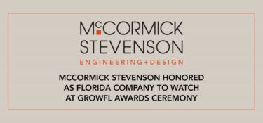 McCormick Stevenson honored as Florida Company to Watch at GrowFL Awards Ceremony