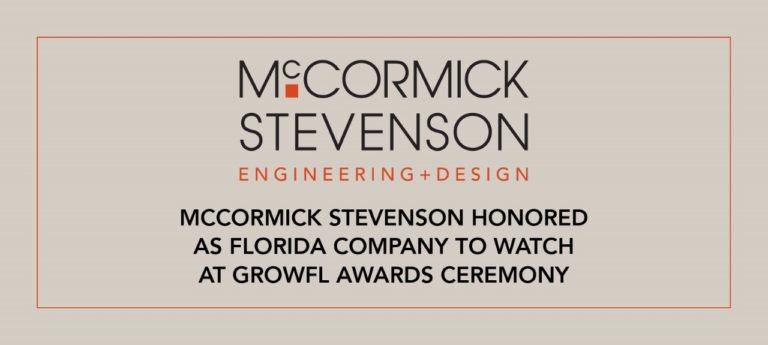 McCormick Stevenson honored as Florida Company to Watch at GrowFL Awards Ceremony