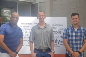 Matthew Gaines, Matthew Montgomery and Zachary White of McCormick Stevenson