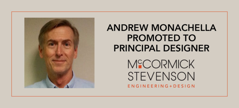 Andrew Monachella Promoted to Principal Designer at McCormick Stevenson