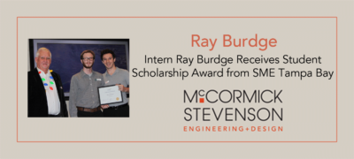 Ray Burdge, Intern, SME, Scholarship