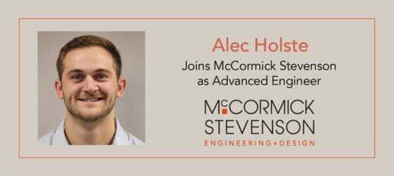 Alec Holste, Advanced Engineer