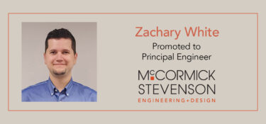 Zachary White, Principal Engineer with McCormick Stevenson