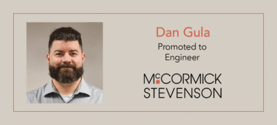 Dan Gula, Engineer with McCormick Stevenson