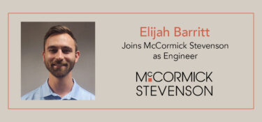 Elijah Barritt, Engineer with McCormick Stevenson