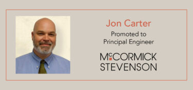 Jon Carter, Principal Engineer with McCormick Stevensonv