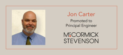 Jon Carter, Principal Engineer with McCormick Stevensonv