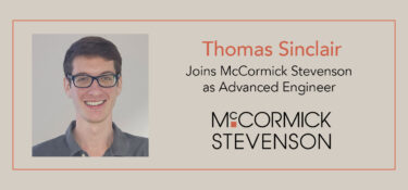 Thomas Sinclair, Advanced Engineer with McCormick Stevenson