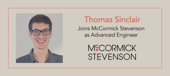 Thomas Sinclair, Advanced Engineer with McCormick Stevenson