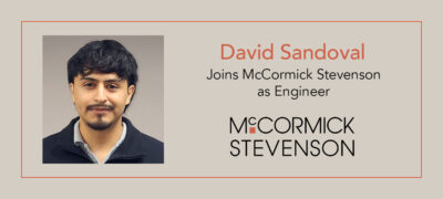 David Sandoval, Engineer with McCormick Stevenson