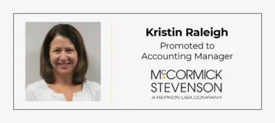 Kristin Raleigh, Accounting Manager with McCormick Stevenson