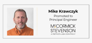 Mike Krawczyk, Principal Engineer with McCormick Stevenson
